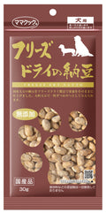 Snack per cani a base di soia natto liofilizzata in una singola busta
