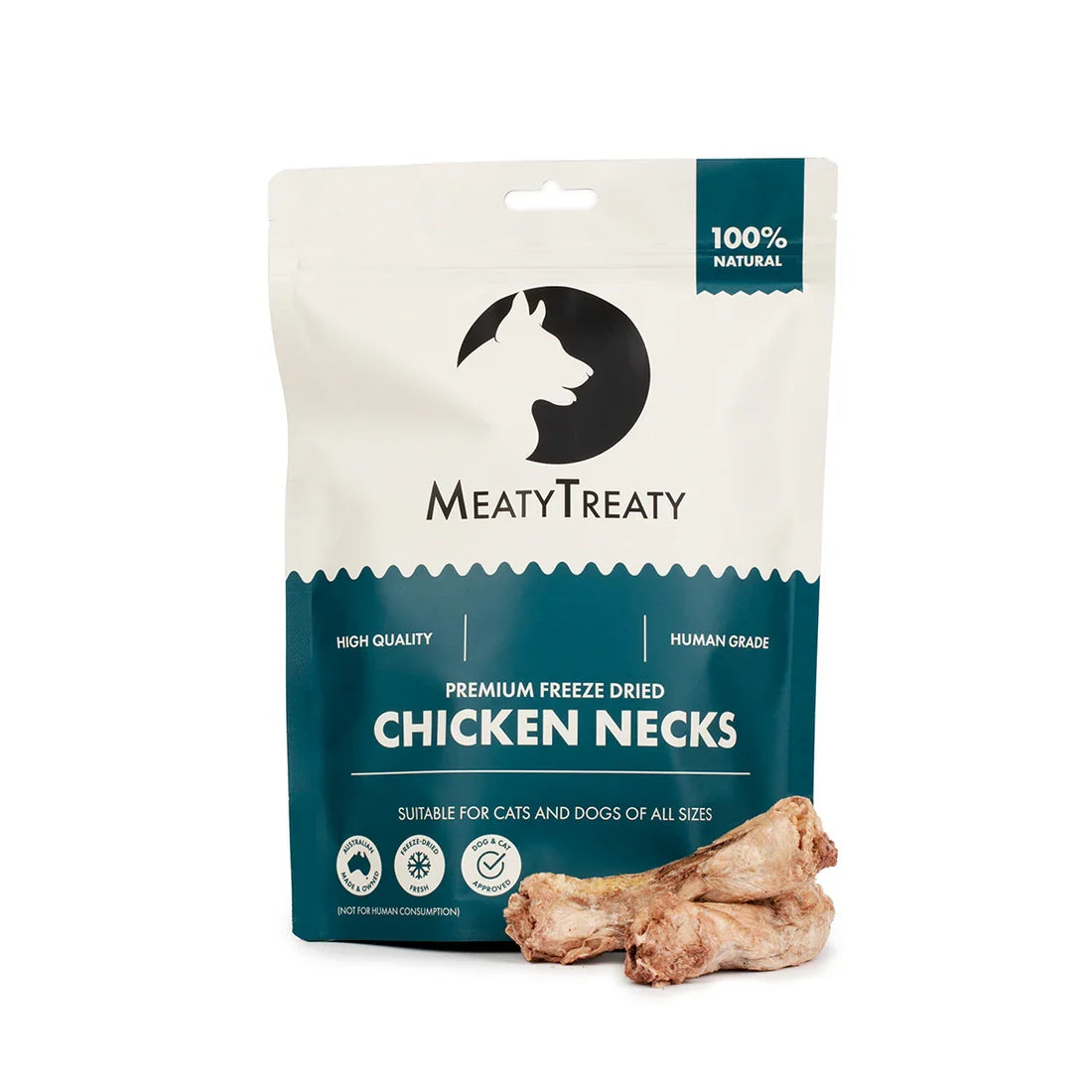 Snack di collo di pollo liofilizzato per cani e gatti